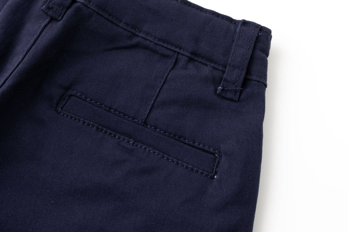 Pantalon chino Léo Bleu marine