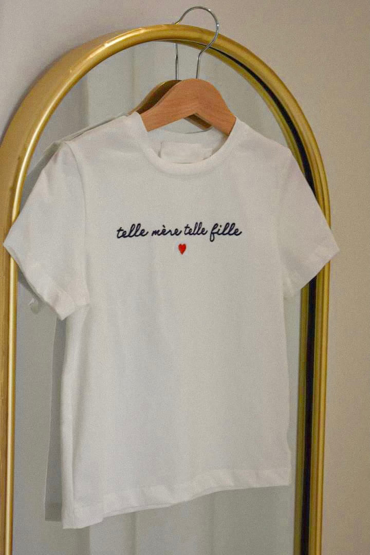 T - Shirt Telle Mère Telle Fille Enfant