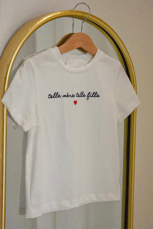 T - Shirt Telle Mère Telle Fille Enfant