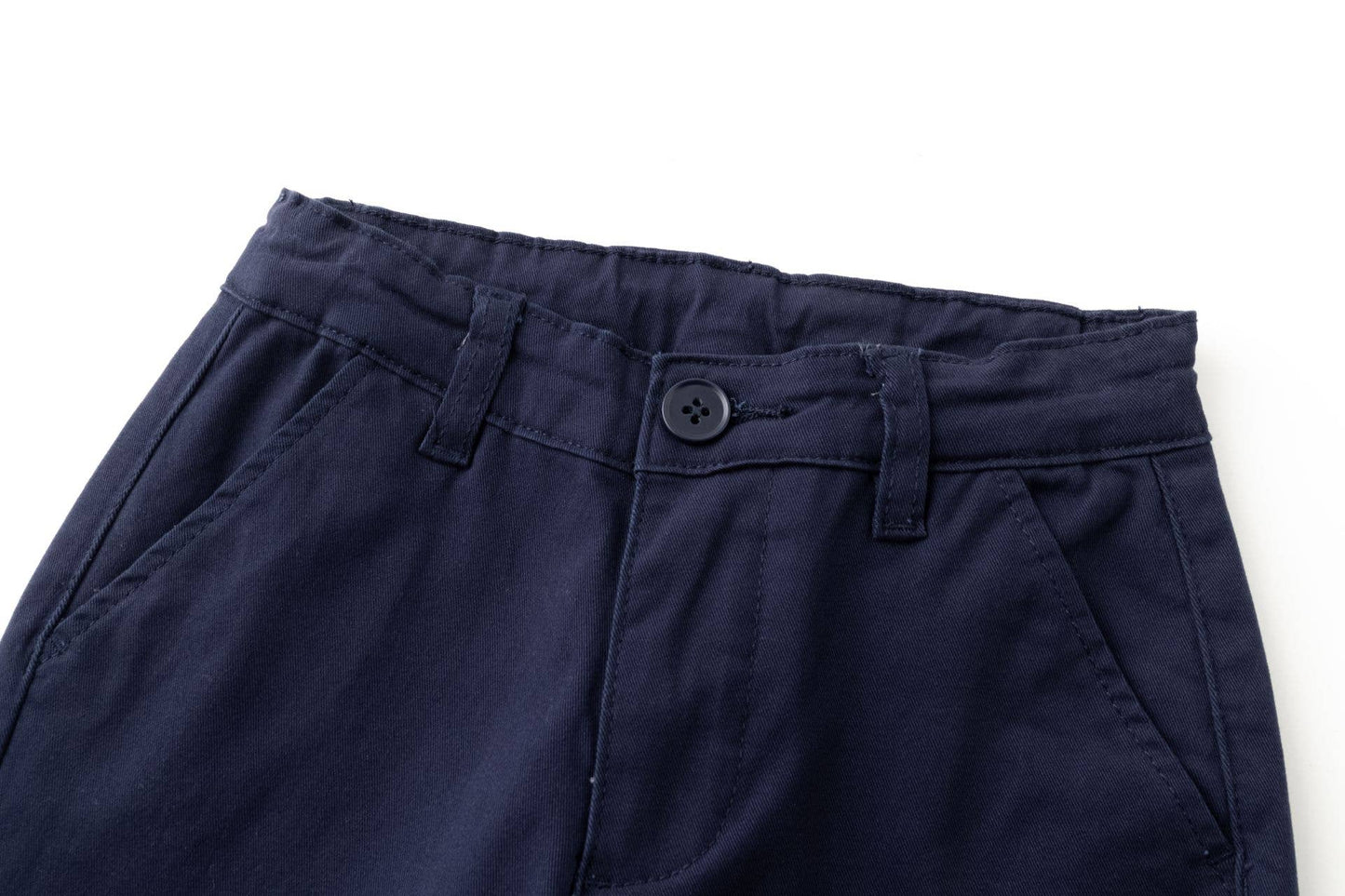 Pantalon chino Léo Bleu marine